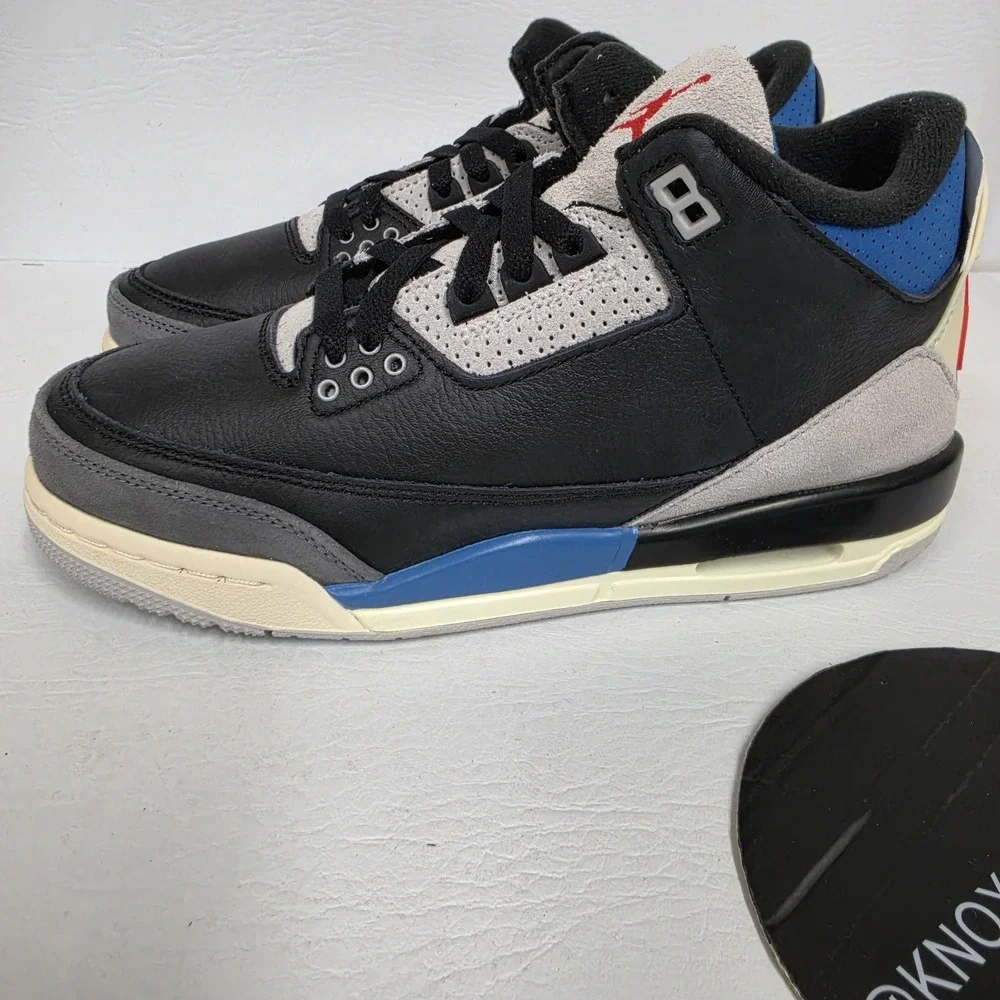 Nike Air Jordan 3 Retro OG Rare Air Black IB8968-004 Grade School Size 6y